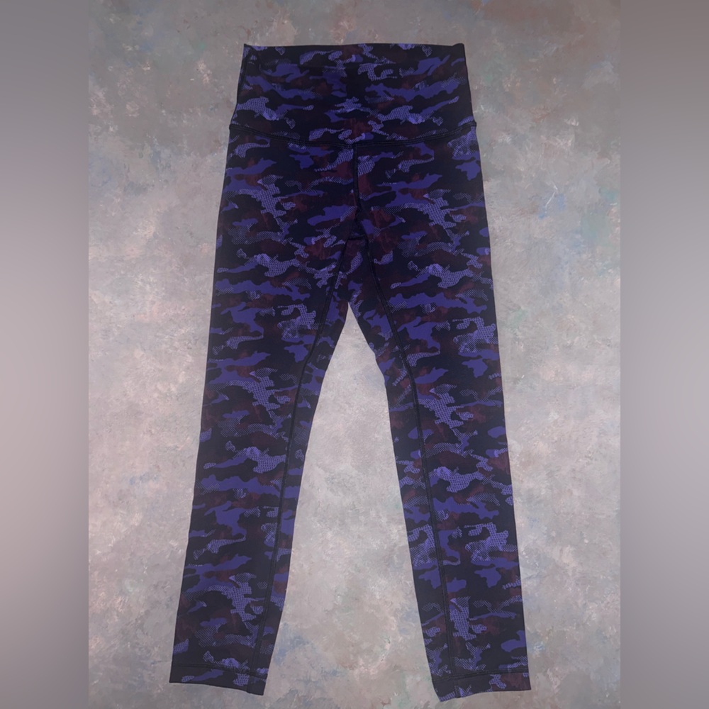 Lululemon Purple Camouflage Leggings